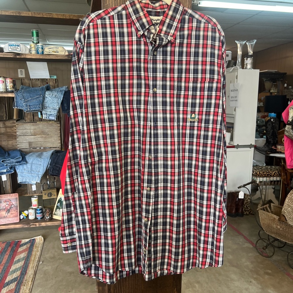 Vintage Wrangler Button Down